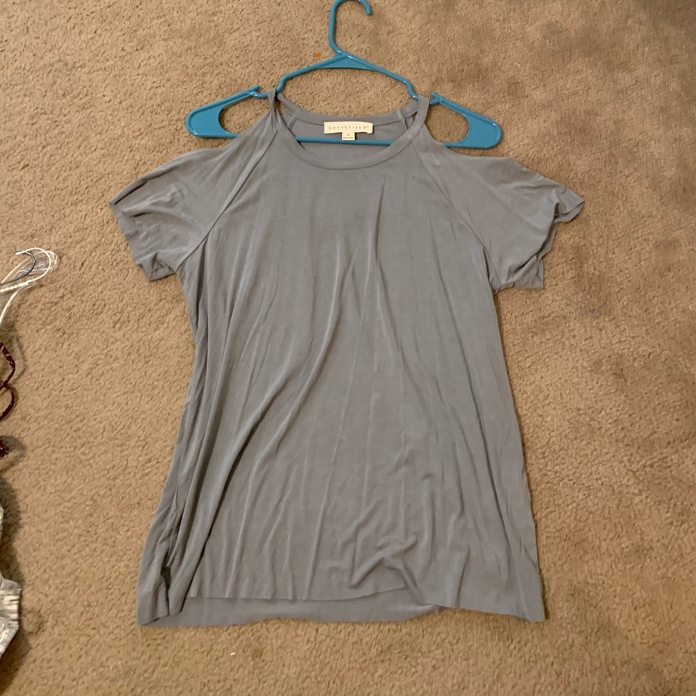 Vici Dolls grey cutout top size small